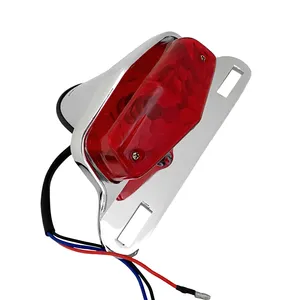 Fanale posteriore a LED per moto Vintage classico Lucas Style per Triumph British Cafe Racer