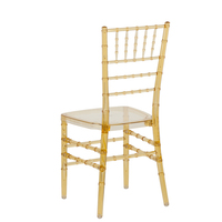 Chaise Chiavari en polycarbonate transparent empilable, 11 chaises, sièges détachables pour événements, banquets et mariages
