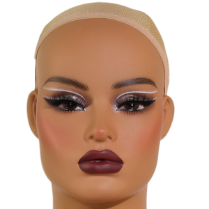<span class=keywords><strong>Tête</strong></span> <span class=keywords><strong>de</strong></span> Mannequin Femme en PVC avec Lèvres Épaisses pour Présentation <span class=keywords><strong>de</strong></span> Perruques – Vente en Gros - Product Image 5