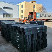 Grille de gravier en plastique noir HDPE pas cher, géocellule de soutien de charge, vente, prix fabricant, géocellule HDPE