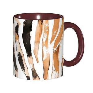 Image personnalisée USA Made 11oz Moderne Design Classique Tasse à Café en Argile Coloré Couvercle Écologique Sublime Stocké pour Cadeaux d'Affaires Sûr 400ml - Product Image 5