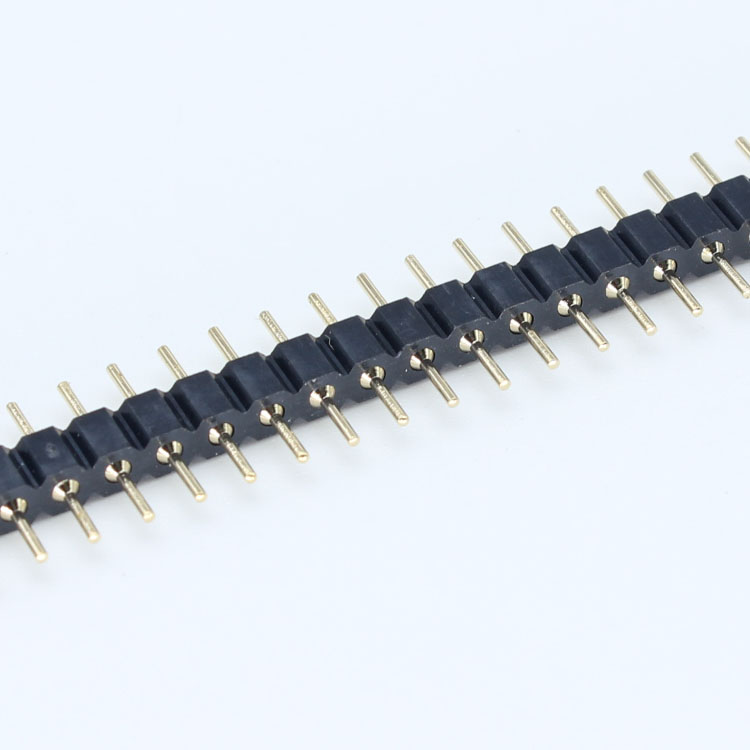 1x40 1,27 мм 2,54 шаг 40 способов Однорядный 40-контактный Штекерный разъем 20 мм разъем Rgb 180 градусов Smt 1778 круглый штырьковый разъем 2,54