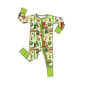 Neugeborenen-Strampler Winter Baby-Schlafanzug Set Individueller Weihnachts-Babyschlafanzug - Product Image 5