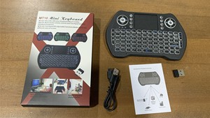 Bàn phím mini có đèn nền đầy màu sắc MT10 2.4G RF với bàn di chuột khô/Pin Lithium tùy chọn - Product Image 6