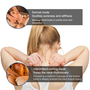 Masajeador Shiatsu Inalámbrico Inteligente Portátil de Alta Calidad para Cuello, Hombros y Espalda con Calor para Aliviar Profundamente el Dolor ST-350 - Product Image 3
