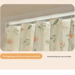 Nuove <span class=keywords><strong>tende</strong></span> di <span class=keywords><strong>pizzo</strong></span> floreale <span class=keywords><strong>francese</strong></span> di alta qualità oscuranti la luce pura che bloccano la Privacy nessuna installazione di perforazione necessaria tenda - Product Image 4