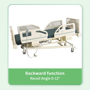 <span class=keywords><strong>Lit</strong></span> médicalisé multifonctionnel motorisé à 5 mouvements avec télécommande pour personnes âgées paralysées et alitées - Product Image 6