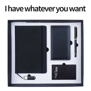 <span class=keywords><strong>Agenda</strong></span> con Banco de Energía + USB + Bolígrafo + Libreta, Set de Regalo Corporativo para Hombre - Product Image 2
