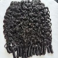 Alibaba Nuevo Estilo, Cabello Humano Virgen Vietnamita 100% con Cierre y Frontal, Paquetes de Cabello Rizado Birmano para Mujeres Negras