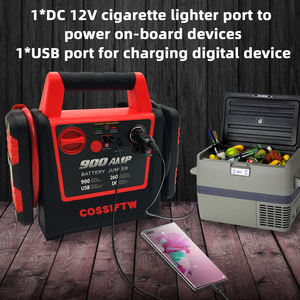 Avviatore di Emergenza con Batteria al Piombo-Acido, Stazione di Alimentazione 10000mAh con Cavi di Avviamento e Compressore d'Aria Portatile - Product Image 4