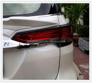 Kit de cromo para coche color negro Negro mate para Fortuner 2016 con alta calidad - Product Image 5