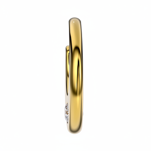 Pendientes de Aro PIANOSA de 25 mm Chapados en Oro para Mujer, Acero Inoxidable, Estilo Clásico, Hipoalergénicos - Product Image 2