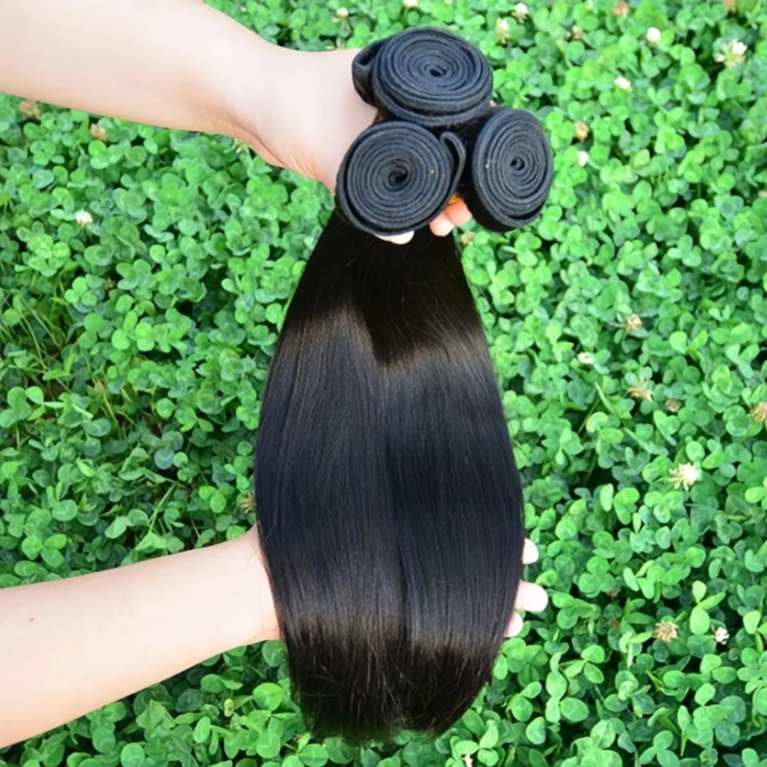 100% pacotes de cabelo humano alinhados com cutícula virgem, fornecedor de extensões de cabelo duplo desenhado com ondas naturais cruas cambojanas por atacado