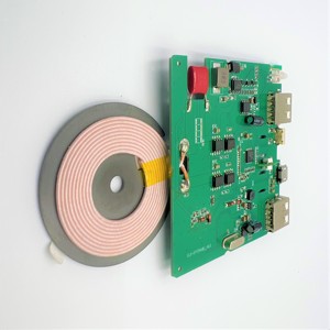 Module de charge sans fil <span class=keywords><strong>GOGOLIN</strong></span> COIL personnalisable DIY pour concentrateur d'ordinateur 5W 10W 15W avec 2 ports USB pour produits de maison intelligente - Product Image 5