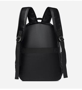 Wholesale Custom 15.6 Inch Computer Bag Durable Travel Waterproof PU Leather School Bag Business Casual Sports <b>Laptop</b> <b>Backpack</b> - Product Image 3