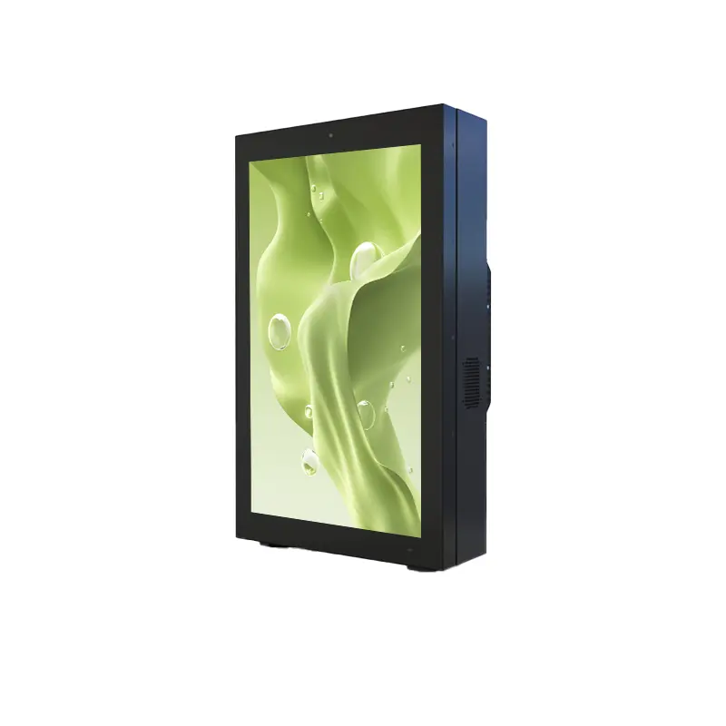 Pantalla de publicidad de alto brillo legible con luz solar Pantalla LCD impermeable capacitiva para exteriores Señalización digital para exteriores