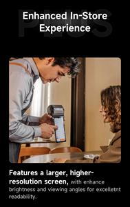 Máquina <span class=keywords><strong>de</strong></span> <span class=keywords><strong>Pago</strong></span> Automatizada V3 Plus, Terminal <span class=keywords><strong>de</strong></span> <span class=keywords><strong>Pago</strong></span> Portátil <span class=keywords><strong>de</strong></span> Autoservicio con Pedidos Digitales, Impresora <span class=keywords><strong>de</strong></span> Recibos Android <span class=keywords><strong>de</strong></span> 58 mm - Product Image 3