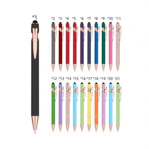 Stylo à bille électrique multifonctionnel de luxe avec logo personnalisé, écran tactile, largeur d'écriture 1,0 mm, matériau métallique - Product Image 1