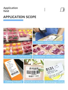 700pcs/Roll Self-adhesive Thermal Labels <b>Supermarket</b> Price Blank Barcode Label Direct Print Waterproof Printing Paper - Product Image 4