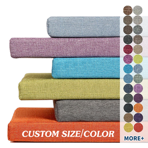 <span class=keywords><strong>Coussin</strong></span> de banc matelassé imperméable personnalisé avec rembourrage en mousse, housse amovible et lavable, taille personnalisable pour terrasse extérieure et fenêtre - Product Image 2