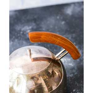 Bouilloire à tiroir en alliage d'argent Campidelli Vintage 3L, bouilloire sifflante pour le thé, 0g, pour la maison et le camping, matériau métal et plastique - Product Image 5