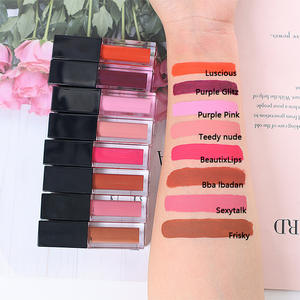 Brillant à lèvres <span class=keywords><strong>pailleté</strong></span> hautement pigmenté tubes de brillant à lèvres personnalisables brillant à lèvres de marque privée super brillant - Product Image 1