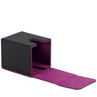 Boîte de rangement portable en cuir PU à fermeture magnétique JUZI Factory pour jeux de société et cartes de poker – Idéale pour le sport