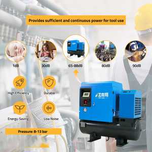 Nanxiang 3-in-1 Tích Hợp Máy nén khí di động máy nén khí với bình khí 10BAR 3.7kW PM vsd máy nén trục vít - Product Image 6