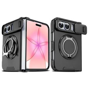 เคสแม่เหล็กวัสดุ PC ป้องกันแรงกระแทก 18 ระดับ พร้อมกรอบเลนส์ ดีไซน์หรูหรา ผิวเงา - Product Image 2