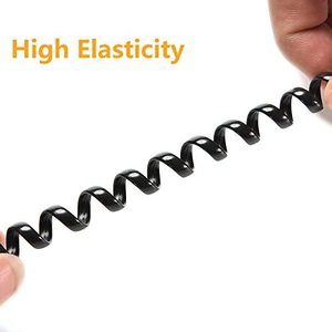 Underground 2 par 24 Awg 26awg <span class=keywords><strong>Rj11</strong></span> 4c alambre de la bobina de plano Rj9 teléfono de casa al aire libre en espiral Teléfono <span class=keywords><strong>Cable</strong></span> - Product Image 3