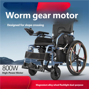 Silla de Ruedas Eléctrica de Nuevo Diseño con Marco de Aleación de Aluminio, 2 Motores Potentes de 320W, Baterí<span class=keywords><strong>a</strong></span> de 24V 20AH, Carga Máxima de 100 kg para <span class=keywords><strong>Personas</strong></span> <span class=keywords><strong>Mayores</strong></span> - Product Image 6