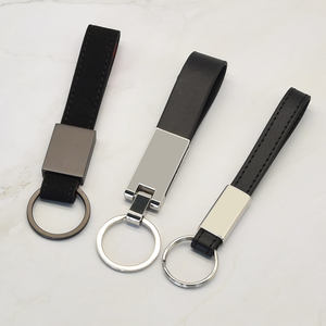 الشركة المصنعة بالجملة تصميم شعار حلقة معدنية مفتاح السيارة الجلود المفاتيح الملحقات المخصصة - Product Image 5