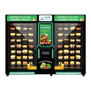 XYZ thông minh nông dân tủ lạnh làm mát thực phẩm đông lạnh bánh sandwich cupcake trứng Sushi thịt trái cây tươi Rau Salad Máy bán hàng tự động - Product Image 2