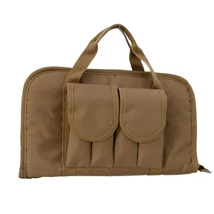 Хорошая цена, двойная тактическая сумка, водонепроницаемая коричневая тактическая сумка