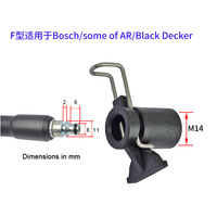 Adaptateur de tuyau de nettoyeur haute pression G1/4\" femelle M14-F pour pistolet à eau de lavage de voiture Karche Nilfisk