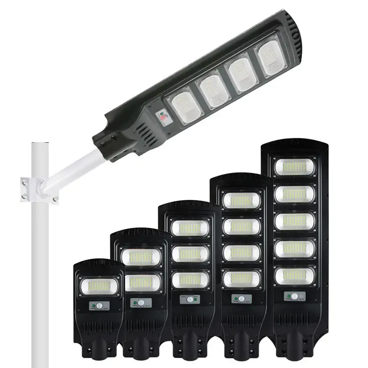 Lampu Jalan tenaga surya luar ruangan harga 30W 60W 90W 120W 150W 180W terintegrasi semua dalam satu lampu jalan tenaga surya LED