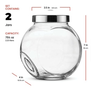 Venta caliente <span class=keywords><strong>Pandora</strong></span> tarro <span class=keywords><strong>de</strong></span> galletas <span class=keywords><strong>de</strong></span> vidrio - Product Image 4