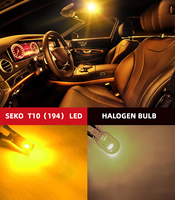 Lampe de signalisation Seko T10 W5W en aluminium Canbus avec puce LED EPISTAR 3030, éclairage intérieur de voiture 12V, lampe de lecture et de dégagement automatique, garantie 12 mois, 100%