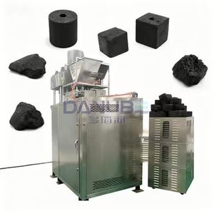 Machine de fabrication de briquettes hydrauliques pour charbon à chicha en acier inoxydable personnalisée, modèle cube, très vendue - Product Image 1