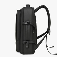 Sac à dos tendance, tissu de haute qualité, imperméable, sac à dos pour ordinateur portable, extensible, sac de voyage d'affaires avec USB