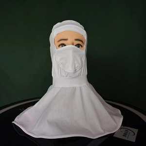 Châle/masque anti-poussière et respirant pour usine alimentaire, avec bonnet intégré, idéal pour atelier et usine - Product Image 1