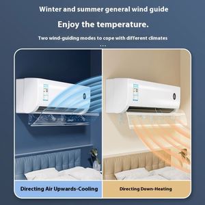 Dormitorio Instalación gratuita Ajustable Montado en la pared <span class=keywords><strong>Acondicionador</strong></span> Deflector de viento Universal Aire acondicionado Ventilación Parabrisas - Product Image 3
