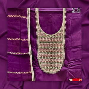 Trajes de Salwar Kameez de tamaño libre de diseñador moderno para mujer, ropa de fiesta tradicional india y paquistaní bordada a mano - Product Image 1