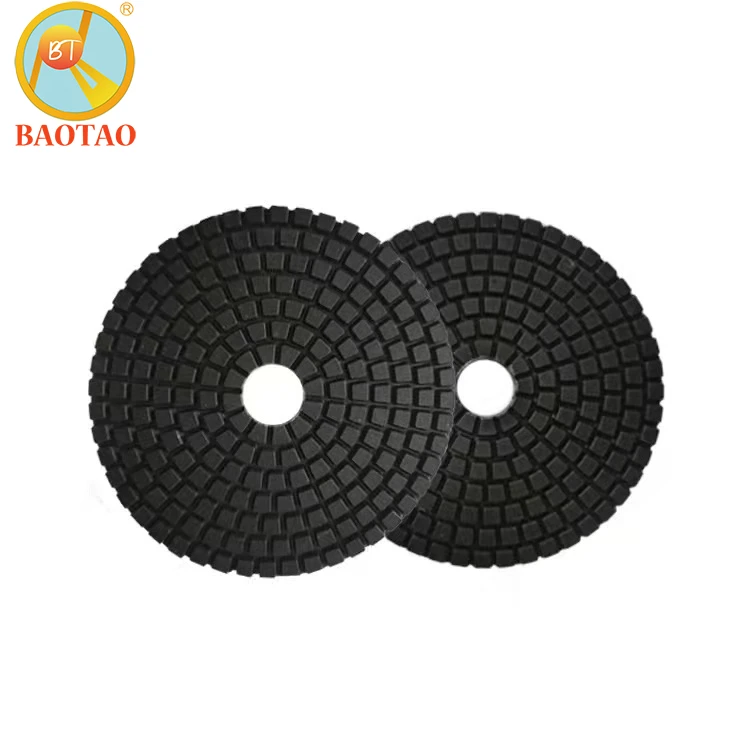 Высококачественная шлифовальная машинка для сухой и влажной шлифовки, Гибкая Алмазная смола, Мраморная полировальная колодка, блокировка улитки, полировочные колодки из гранита