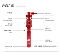 Testeur de détecteur de fumée et de chaleur à détection automatique, pistolet à fumée 4,8 m, équipement d'alarme incendie, kit de test de détecteur de fumée et de chaleur