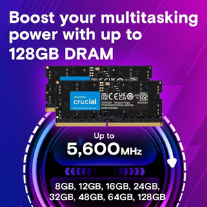 32GB DDR5 <b>RAM</b> 5600MHz Laptop SODIMM 262 Pin Compatible 13th Generation Core Suitable for 6000 CT32G56C46S5 - Product Image 4