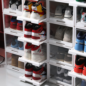 Boîte à chaussures en plastique, tiroirs à tirer, boîtes de <span class=keywords><strong>rangement</strong></span> pour chaussures, offre spéciale, <span class=keywords><strong>Amazon</strong></span> - Product Image 4