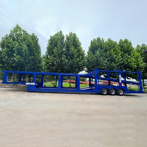 Meilleure Vente Afrique – Semi-<span class=keywords><strong>Remorque</strong></span> Porte-Voitures Renforcée à 3 Essieux <span class=keywords><strong>pour</strong></span> 8 Véhicules, Spécialisée Transport Lourd - Product Image 6