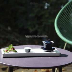Recipiente rectangular de hormigón al mejor <span class=keywords><strong>precio</strong></span>, bandeja de almacenamiento de <span class=keywords><strong>cemento</strong></span> a la moda de tetera Simple, accesorios de mesa con logotipo personalizado para la venta - Product Image 4