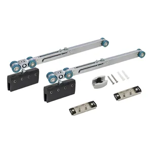 Zware Superieure Zachte Sluitende Schuifdeur Roller En Rail Kits